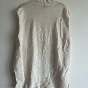 Athleta Cream Cowl Neck Sweater Vest